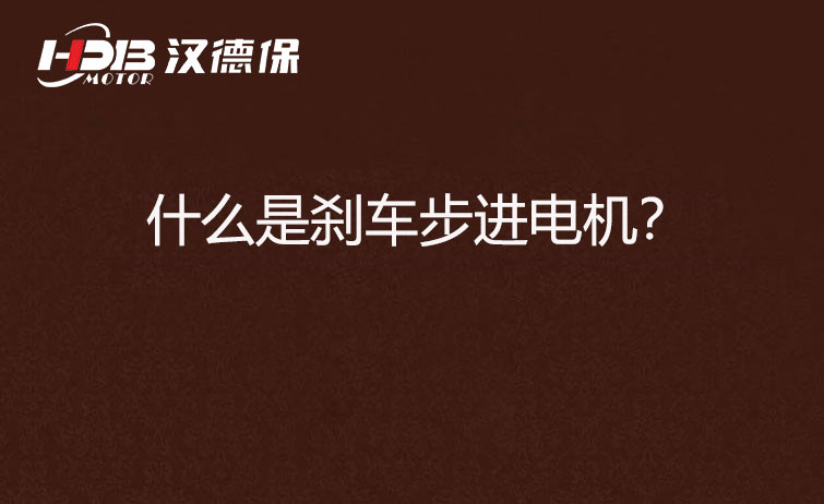什么是剎車步進電機？